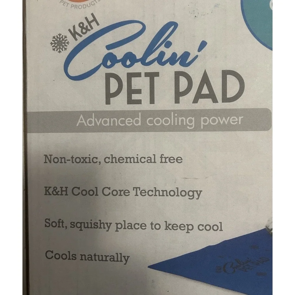 K&H Pet Products NEW Pet Pad XL Pet Coolin' Pad Indoor/Outdoor Cool Core